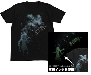 夜空とめんまTシャツ蓄光ver.