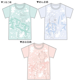 「あの花」Tシャツ　3種
